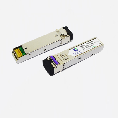 BiDi LC SMF SFP Optical Transceivers , 1490nm / 1310nm 1000BASE-BX-D 20km